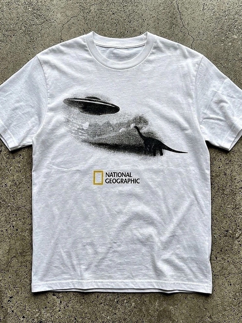 National Geographic Graphic Short Sleeve T-Shirt in White